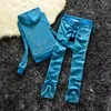 Ttracksuit Woman Designer Rhinestone Zipper Tvådelar Huven plyschstruktur Långärmad byxor med diamanttryck Sport bär avslappnade kvinnor Asual Letter Suits Top