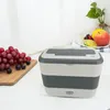 Dinnerware Heated Lunch Boxes Adults Containers Heaters With Push Button Household Vegetables Cooking Kitchen Supplies