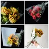 보관 가방 50 PCS 꽃 포장 가방 명확한 선물 포장 가게 실용적인 간단한 편리한 포장 BOPP 장미 장식