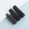 Storage Bottles 50/100Pcs/Lot 5ml Matte Black Essential Oil Bottle Refillable Roll On Perfume Frost Glass Roller Cosmetics