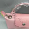 Sacs de créateurs pour femmes 2024 Différence en gros en gros de Couleur rose perforée Version de toilette de bracelet en nylon Mini légère bouletage petit choix épaule SJSM