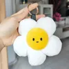 Keychains Lanyards Plush Keychains Cute Sun Flower Car Key Chain Plush Keychain Women Ladies Students Bag Pendant Jewelry Accessories Keyring Gifts