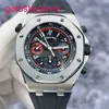 Männliche AP -Armbanduhr Royal Oak Offshore 26040st Copa America Segel Grand Prix Limited Edition Präzision Stahl Automatische Maschinenmechanik 44mm