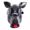 PU кожаная маска для головного уборов для собак раб в взрослых играх для пар фетиш -сексуальные продукты. Флирт игрушки для женщин Мужчины Gay4923956