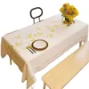 テーブルパーティーの装飾のための北欧の家の長方形のテーブルクロスボヘミアン防水防止防止ナッペデテーブルカバータペット240402