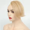 Franja de cabelo humano reto com 3 clipes 100% Remy Remy Franjas de cabelo naturais e clipe de franjas em Extensões de cabelo Human Hair 20G 240415