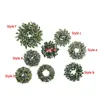 Decorative Flowers Large Green Leaf Wreath Holiday Ornaments Home Decoration Durable Artificial For Window Celebration Wall Party Garden