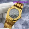Highnd AP Wrist Watch Royal Oak Series 14470BA Automático Mechanical Womens Assista 18K Material Automático Mechanical Watch 30mm