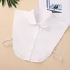 Bow Ties 1 Pcs Cotton Fake Collar Decoration Blouse Detachable Shirt Sweater False Collars Lapel Top For Women Apparel Accessories