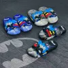 Pantoufle en bascule glisse de pantoufles de garçons glisses glissez sandales pour les enfants mignonnes sandales ouvertes caricatures T240415