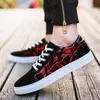 Chaussures décontractées Black Blanc Blue Red Mens Trainers Outdoor Sports Sneakers Gai Taille 39-44