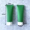 Storage Bottles 30pcs 100g Empty Green Soft Tube Cosmetics Packaging Hand Lotion Cream Plastic Bottle Squeezed Face Containers