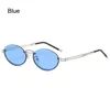 Okulary przeciwsłoneczne 1PC Vintage Metal Punk Bezprawne okulary przeciwsłoneczne Trendy RAMELESS SHARES UV400 Protection Gradient