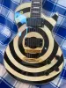 PEGS Invia in 3 giorni di fabbrica Custom Shop Zakk Wylde Bullseye Pickups LP Electric Guitar in stock