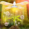 Luzes de cultivo Luz LED Lâmpada dobrável Phyto Lâmpada de espectro completa para plantas internas lâmpadas de flores florescem jardim e27