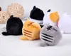 Nouveau 6 couleurs kawaii 7cm chats toys toys kelechain noir blanc chat peluche toy poupée pour la fête des enfants