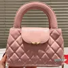 Designer Mulheres pequenas bolsas de crossbody Tote Classic Diamond Pattern Multi Color Lady Flap Handbag Fashion ombro clássico