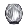 Candle Holders Holder Wire Lantern Black Outdoor Oval Mesh For Pillar Candles Cage