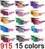 Lunettes de soleil populaires Eyewear Big Frame Sun Suner Sunner Lunettes de soleil pour hommes et femmes Lunettes de soleil pas cher 15 Colors4209224