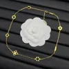 Luxury merkbrief Initiële hanger ketting Elegant trui kettingontwerp voor vrouwen houden van sieraden kristal parel strass tumoise kettingen niet -fade bruiloft