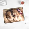 Mouse Pads Wrist Rests Cute Cat Mouse Pad Picture Pad Laptop Slip 220x180x2mm Mat For Cs Go/work Gaming New Kawaii Office Decoration Carpet Mouse Mat