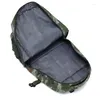 Backpack Tactical for Men Outdoor Camping de grande capacidade Oxford Pano Impermeável Viagem Rucksack Macho Male caminhada Camuflagem
