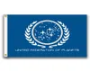 United Federation of Planets Flags Banner storlek 3x5ft 90*150 cm med metall grommet, utomhusflagg5739610