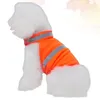 Colliers de chien étanchées manteau de sécurité réfléchissante Vêtements de sécurité pour animaux de compagnie Vêtements de sécurité travaillent des harnais réglables pour les chiens