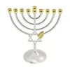 Candle Holders Metal Chanukkah Candleholder Candelabras Dinner 9 Branch Menorah Candlestick