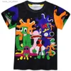 Clothing Sets Game Kids Cosplay T-Shirt Girls Boys Short Sleeve Summer Cartoon Tops Children Sports Clothing T240415