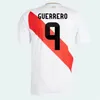 2024 Copa America Peru Soccer Jerseys Home White Away Peruana 24 25 Football Shirt 2025 National Team PINEAU CUEVAS SOLANO PIZARRO ABRAM AQUINO GUERRERO CUBILLAS