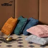 Oreiller yiruio luxe câble tricot torsion lance nordique décoratif crochet Islande siège de fil arrière lit gros