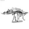 3D Puzzles Stegosaurus Skeleton 3D Metal Puzzle Model Kits Diy Laser Cut Puzzles Jigsaw Toy voor kinderen Y240415