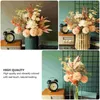 Dekorativa blommor Thanksgiving Bouquet Table Top Decor Balls Ornament den icke-vävda tygbruden