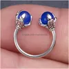 Nosringar Studs Evil Eye Combination Set 8st/Lot Hoop Body Piercing Women Fashion Accessories0.8x7mm Drop Leverans smycken otofy