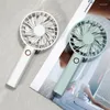 Decorative Figurines 2024 USB Mini Handheld Fan Rechargeable Desktop Air Cooler Outdoor Cooling Travel Hand Portable For Home