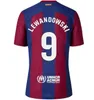 23 24 Lewandowski Messis Soccer Jersey Pedri Gavi Camiseta de Futbol 2024 Gundogan Raphinha 12/13 15/16 Barca Football Shirt Men Kit Kids Maillot de Foot Barcelonas