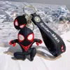 Wholesale Cartoon extraordinary good and evil, drip glue spider keychains, PVC silicone pendants, wholesale of automotive pendants