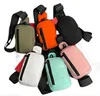 النساء المتقاطعات مصمم الجسم حقيبة حزام حقيبة القماش 6 ألوان الرجال يسافرون في الهواء الطلق ركض أكياس حبال الرافعة أعلى جودة حقيبة هاتف