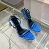 Designer dames hakken schoenen dames dame mode sandalen feest vrouwen blauw