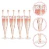 Paies jetables Paignes 10pcs Plastes en plastique Cocktail Cocktail Banquet de cocktails champagne