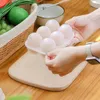 Storage Bottles 6 Egg Container Carriage Clear Protection Box Transparent Basket Reusable For Picnic Camping Hiking Travel