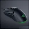 Möss Razer Chroma USB Wired Optical Computer Gaming Mouse 10000DPI Sensor Deathadder Game With Retail Box Drop Delivery Computers Netw Otehp