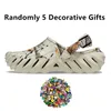 Designerbilar Belysningsplattform tofflor Sandaler Slides Famous Womens Mens Crocodile Colorful Shoes Echo Slipper Slides Triple Black White Sandal Charms 35-46