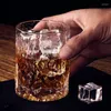 Wine Glasses 260ml Hammer Texture Whiskey Glass Cup Ice Snow Frosted Vodka Classical Creative Beer Steins S Bar