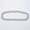 Starsgem 2023 Hot Sale Customized Jewelry Round Moissanite 링크 체인 스타일 14K 골드 목걸이