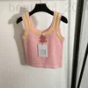 Chars pour femmes Camis Designer 2024 Summer Nanyou New Sweet and Dessle Wind Tricoted Broidered Hollow Camisole W4at