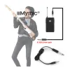 كابلات الجيتار الجيتار IIIMYMIC CABLE CABLE 3.5MM JACK TRS قفل المسمار إلى 1/4 6.5 مم 6.35 ملم لجهاز إرسال Sennheiser Bodypack