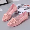 Zapatos casuales dulces para mujeres de verano aliento de verano de malla malla mocasines livianos suaves ballet pisos Bowknot Flowear