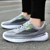 Casual Shoes Sports For Men Spring Autumn Anti-Slip Sneakers Round Toe Lace Up Comfort Thick Bottom Running Footwear